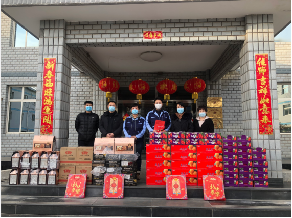 區鎮兩級領導蒞臨天罡為留京過年員工送溫暖